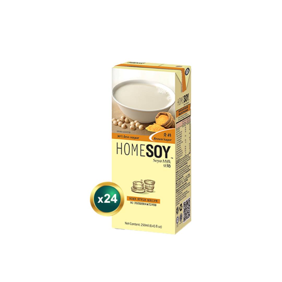 LamboPlace - Homesoy Brown Sugar Soya Milk 1 Carton (24 x 250ml)